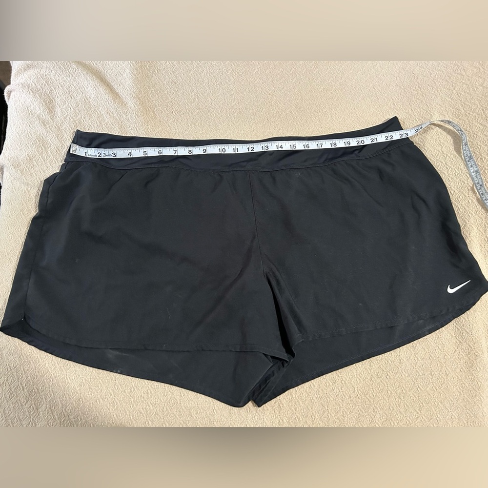 Nike Women's Plus Size Black Swim Shorts Bottoms 3X